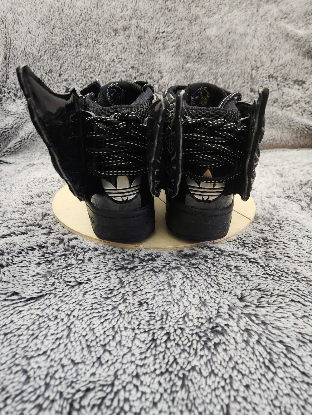 Adidas JS Wings 2.0 Jeremy Scott Mesh Black Mens Size 9 - Picture 7 of 9